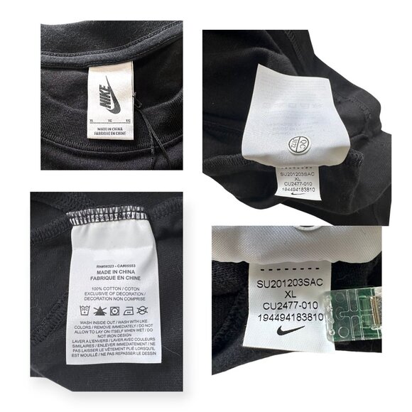 Nike x Off-White Spray Dot T-Shirt Black CU2477-010 Size XL - Picture 4 of 14